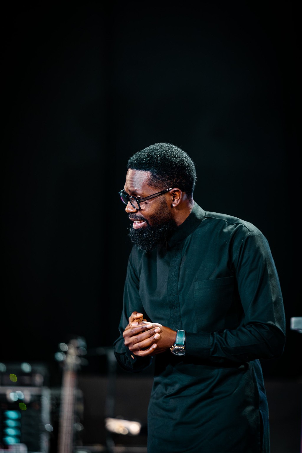 Rev. Benjamin Kasankya speaking